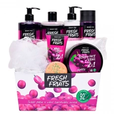 VIVACO Dárkové balení kosmetiky s hroznovým vínem