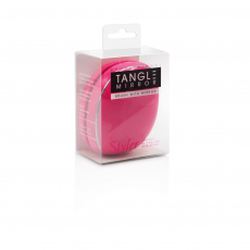 Professional Tangle Mirror Brush With Mirror Pink