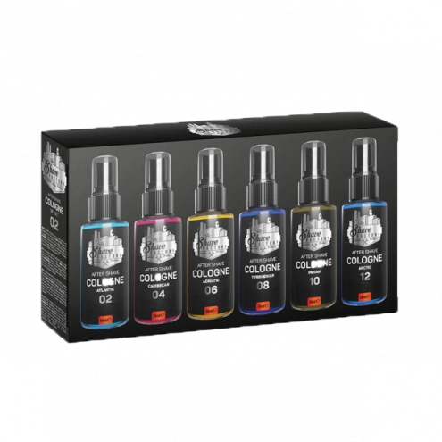 The Shave Factory darčeková sada vôd po holení (6 × 50ml) 02, červená