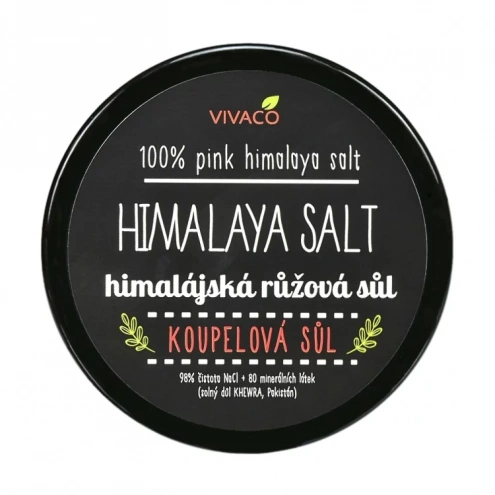 VIVACO Himalájská růžová sůl do koupele 100 g VIVACO Himalájská růžová sůl do koupele 100 g