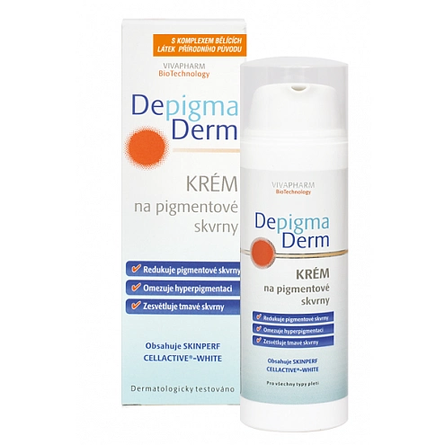 VIVACO Krém na pigmentové skvrny DepigmaDerm VIVAPHARM 50 ml