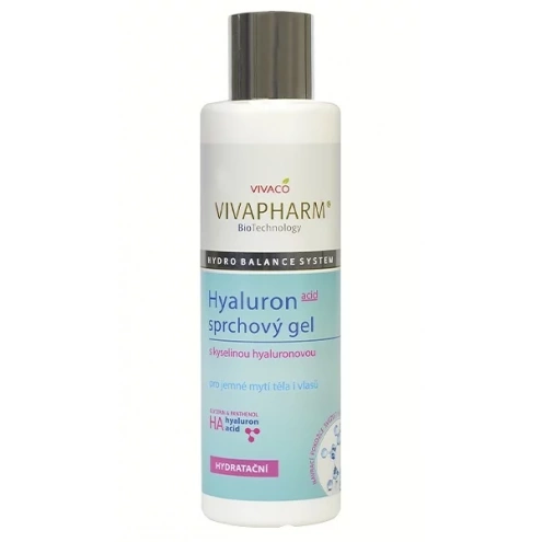 VIVACO Sprchový gel s kyselinou hyaluronovou VIVAPHARM 200 ml