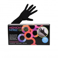 Framar Nitrile Gloves Midnight Mitts Medium 100ks