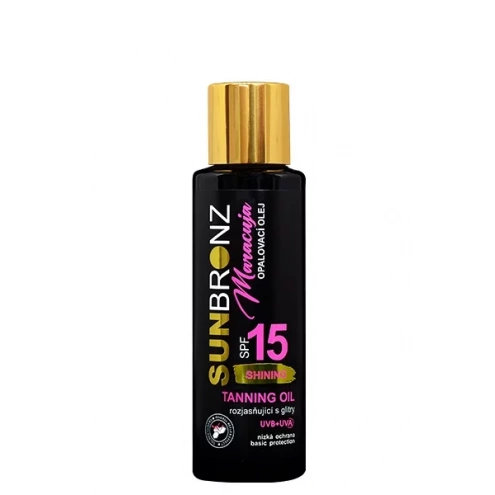 VIVACO Opalovací olej s třpytivým efektem SPF 15 Maracuja SUNBRONZ 100 ml