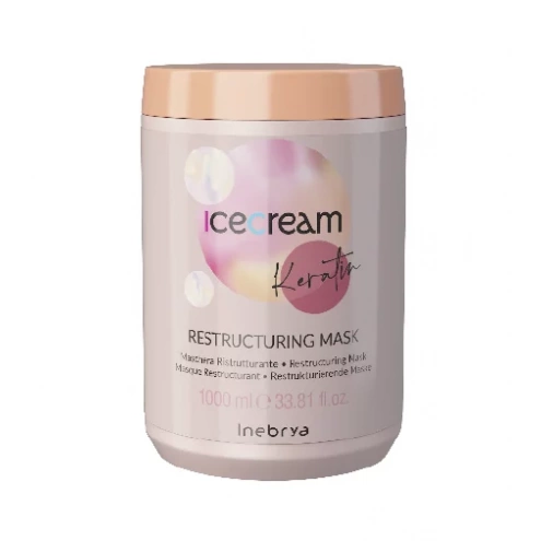 Inebrya Ice Cream Keratin Restructuring Mask 1000 ml
