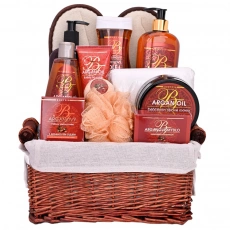 VIVACO Luxusní dárkový koš kosmetiky s arganovým olejem