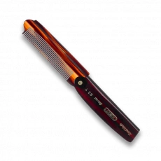 Ručne vyrobený 190 mm skladací hrebeň na jemné vlasy Kent 