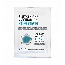 APLB Glutathione Niacinamide Sheet Mask 25 ml