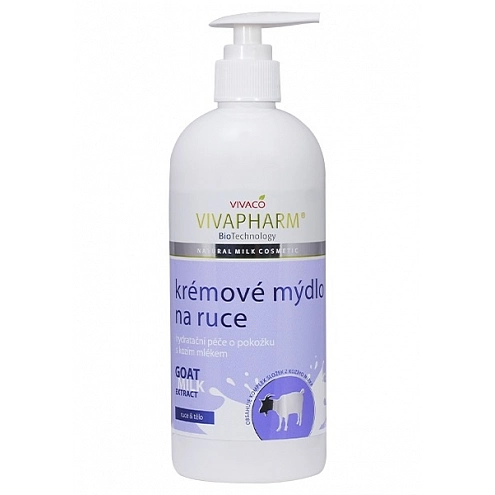 VIVACO VIVAPHARM Kozí krémové mýdlo na ruce 400 ml VIVACO VIVAPHARM Kozí krémové mýdlo na ruce 400 ml
