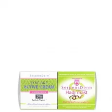 VIVACO Serpens Derm širokospektrální mast s hadím jedem 75 ml + a pleťový krém proti vráskám s hadím jedem 50 ml dárková sada