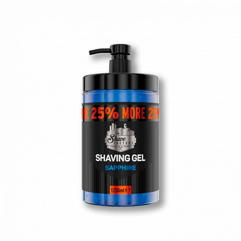 The Shave Factory gél na holenie transparentný Sapphire XXL 1250 ml