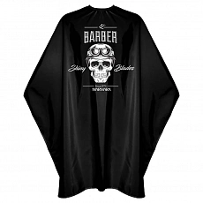 Marmara Barber Cape Skull Black