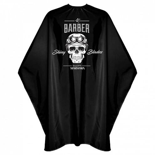 Marmara Barber Cape Skull Black