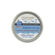 VIVACO Balzám na rty s kozím mlékem pro děti VIVAPHARM 25 g