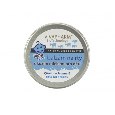 VIVACO Balzám na rty s kozím mlékem pro děti VIVAPHARM 25 g