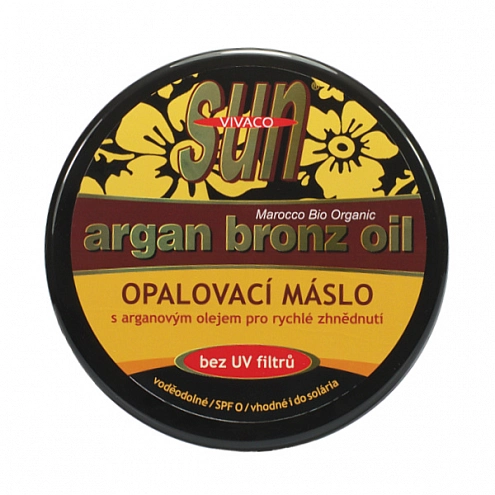 VIVACO Opalovací máslo s BIO arganovým olejem SPF 0 SUN VITAL 200 ml VIVACO Opalovací máslo s BIO arganovým olejem SPF 0 SUN VITAL 200 ml