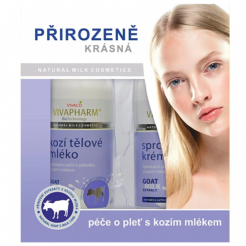 VIVACO VIVAPHARM Kosmetická Kozí dárková kazeta - pleťová VIVACO VIVAPHARM Kosmetická Kozí dárková kazeta - pleťová