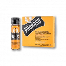 Horúci olej na ošetrenie brady Proraso Hot Oil 4×17g 