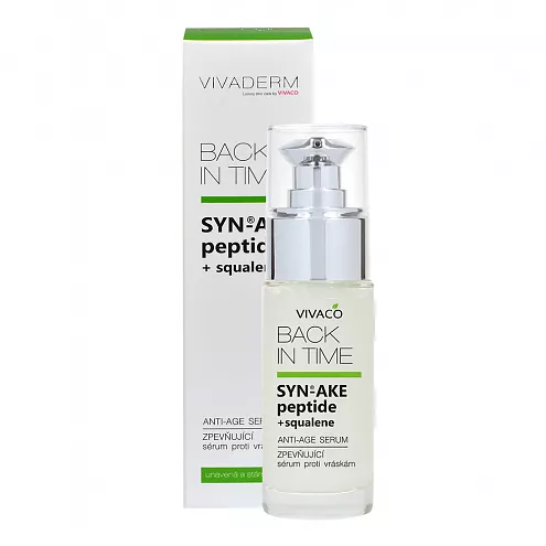 VIVACO Zpevňující sérum SYN-AKE peptide + squalene VIVADERM 30 ml