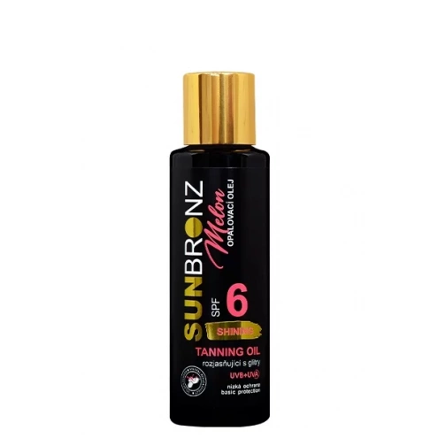 VIVACO Opalovací olej s rozjasňujícími glitry SPF 6 Melon SUNBRONZ 100 ml