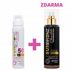 VIVACO Opalovací pěna SPF 50 na obličej a dekolt SUNBRONZ 100 ml