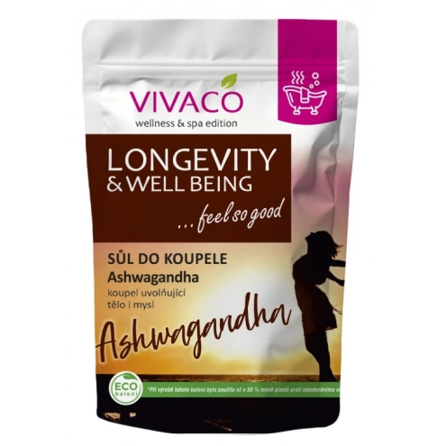 VIVACO Sůl do koupele LONGEVITY A WELL BEING 1000 g