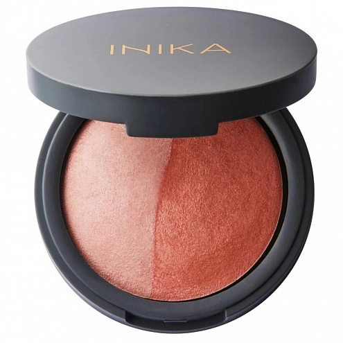 Inika Organic Mineral Baked Blush Burnt Peach Duo 6,5 g