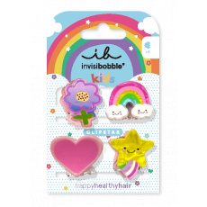 Invisibobble CLIPSTAR KIDS Happy World 4pc