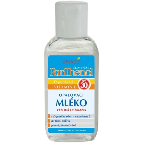 VIVACO Opalovací mléko s D-Panthenolem SPF 30 SUN VITAL 50 ml