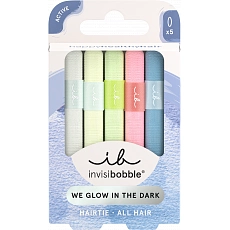 Invisibobble HAIRTIE Glow in the Dark 5pc