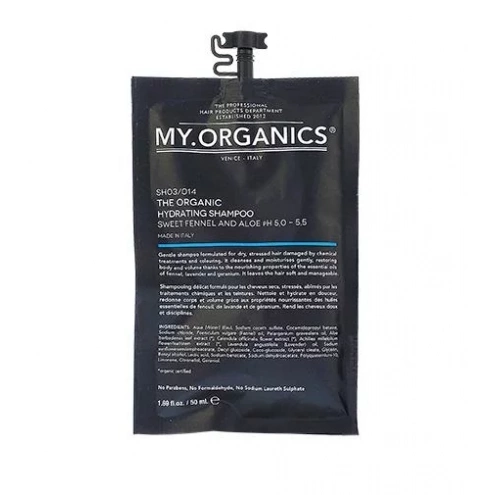 My.Organics The Organic Hydrating Shampoo Sweet Fennel and Aloe 50 ml