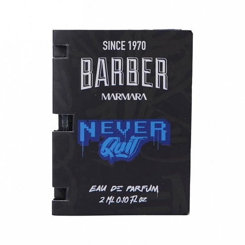 Marmara Barber Eau de Parfum Never Quit 2 ml – Tester Marmara Barber Eau de Parfum Never Quit 2 ml – Tester