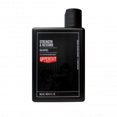 Šampón pre silu a obnovu vlasov Uppercut Deluxe Strength and Restore shampoo 240ml