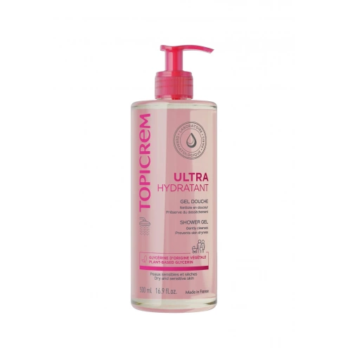 Topicrem Ultra Moisturizing Gentle Cleansing Gel 500 ml