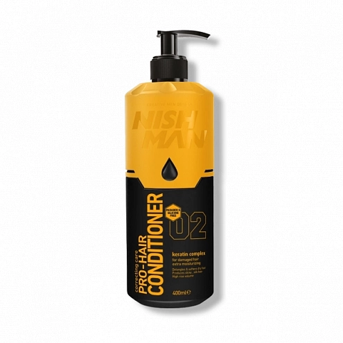 NishMan kondicionér na vlasy s keratínom 02 Pro-Hair 400ml
