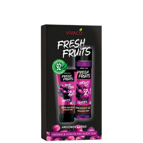 VIVACO Dárková kazeta kosmetiky s hroznovým vínem