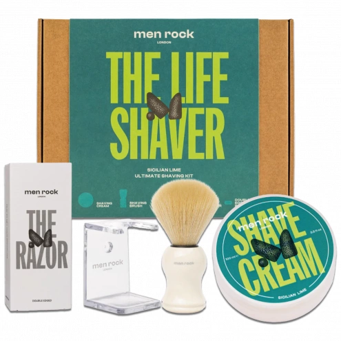 Men Rock kompletná sada na holenie The Life Shaver - Sicilian Lime