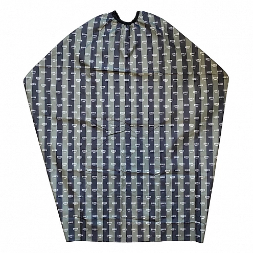 Marmara Barber Cape Stripes Black & Green Marmara Barber Cape Stripes Black & Green