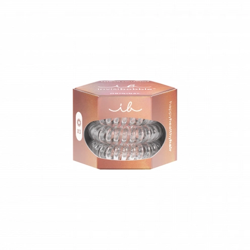 Invisibobble ORIGINAL PREMIUM Crystal Clear 3pc