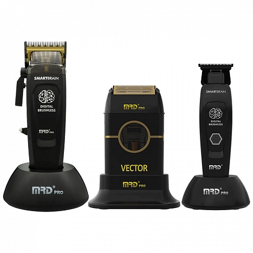 MRD PRO Smart Brain Clipper, Trimmer & Shaver Set Black