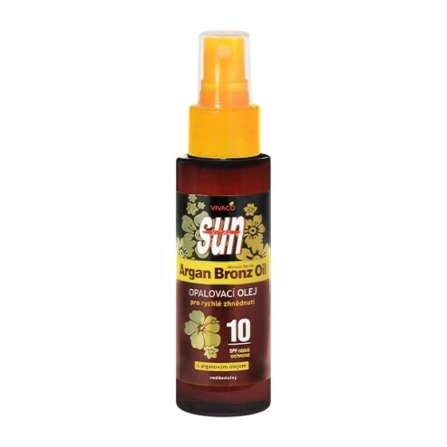 VIVACO Opalovací olej s BIO arganovým olejem SPF 10 SUN VITAL 100 ml