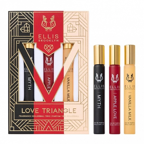Ellis Brooklyn Love Triangle Fragrance Rollerball Trio Set 3 x 10 ml Ellis Brooklyn Love Triangle Fragrance Rollerball Trio Set 3 x 10 ml