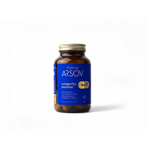 Thomas Arsov Longevity NAD+ Booster Vitality Supplement 90 cps.