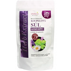 VIVACO Sůl do koupele Alpské květy HERB EXTRACT 300g