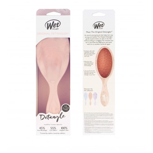 Wet Brush Original Detangler Glitter Waves Coral