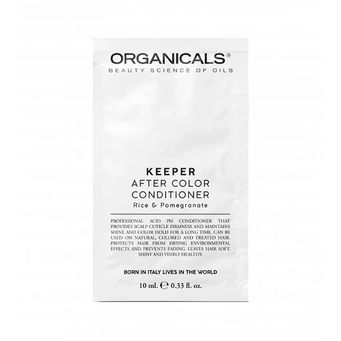 Organicals KEEPER After Color Conditioner Rice & Pomegranate 10 ml Organicals KEEPER After Color Conditioner Rice & Pomegranate 10 ml