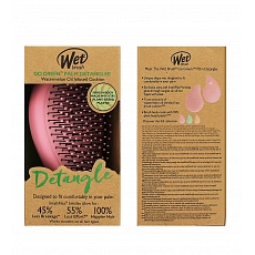 Wet Brush Go Green Palm Detangler Pink-Watermelon Oil