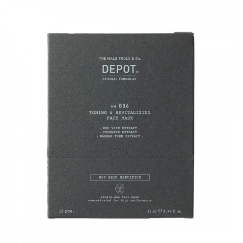 Depot 806 Toning & Revitalizing Face Mask 12x13ml