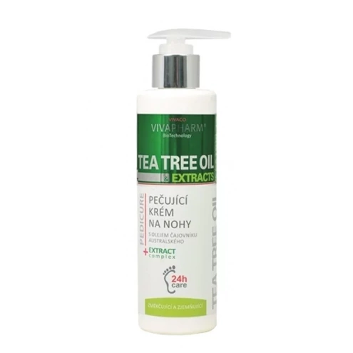 VIVACO Krém na nohy s Tea Tree Oil VIVAPHARM 200 ml VIVACO Krém na nohy s Tea Tree Oil VIVAPHARM 200 ml