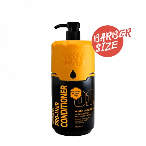 NishMan kondicionér na vlasy s keratínom 01 Pro-Hair 1250ml